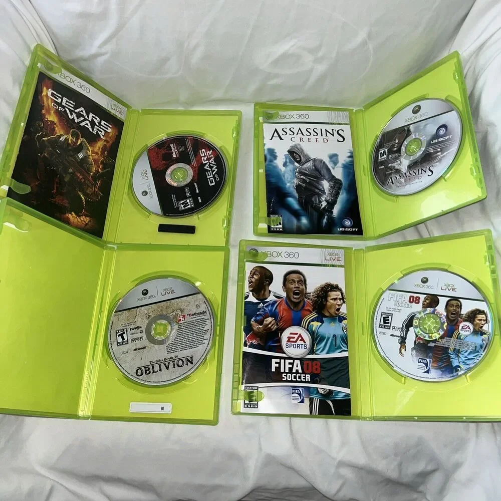 Xbox 360 Lot of 4 games Disc in Case 3 Have Manual as well Not Tested See photos